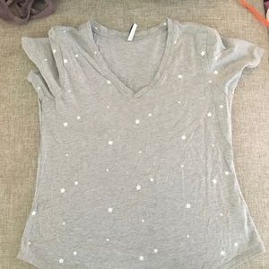Grey start top t shirt